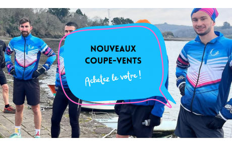 Les nouveaux coupe-vents sont disponibles !